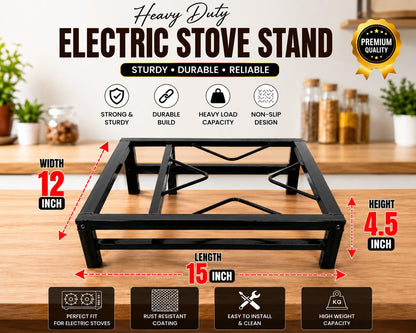 Portable Electric Stove Stand – Fast Heating Hot Plate | Compact Electric Cooker for Home & Kitchen