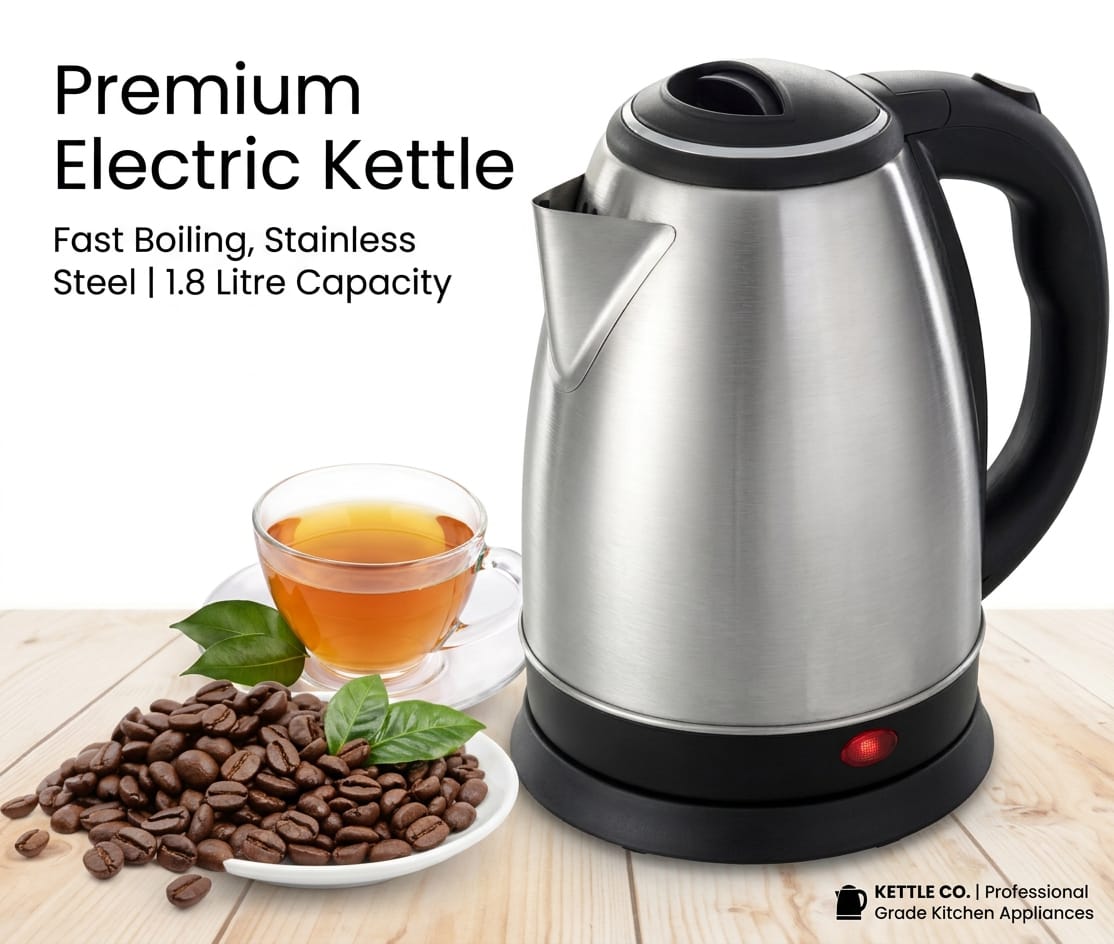 Electric Kettle – Fast & Convenient Water Boiling