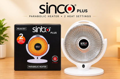 SINCO Moveable Electric Heater 300W/600W | Adjustable Heat Control | Compact Portable Heater